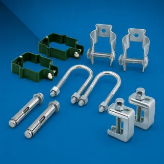 Piezas de Soporte de Acero de Accesorios y piezas de acero