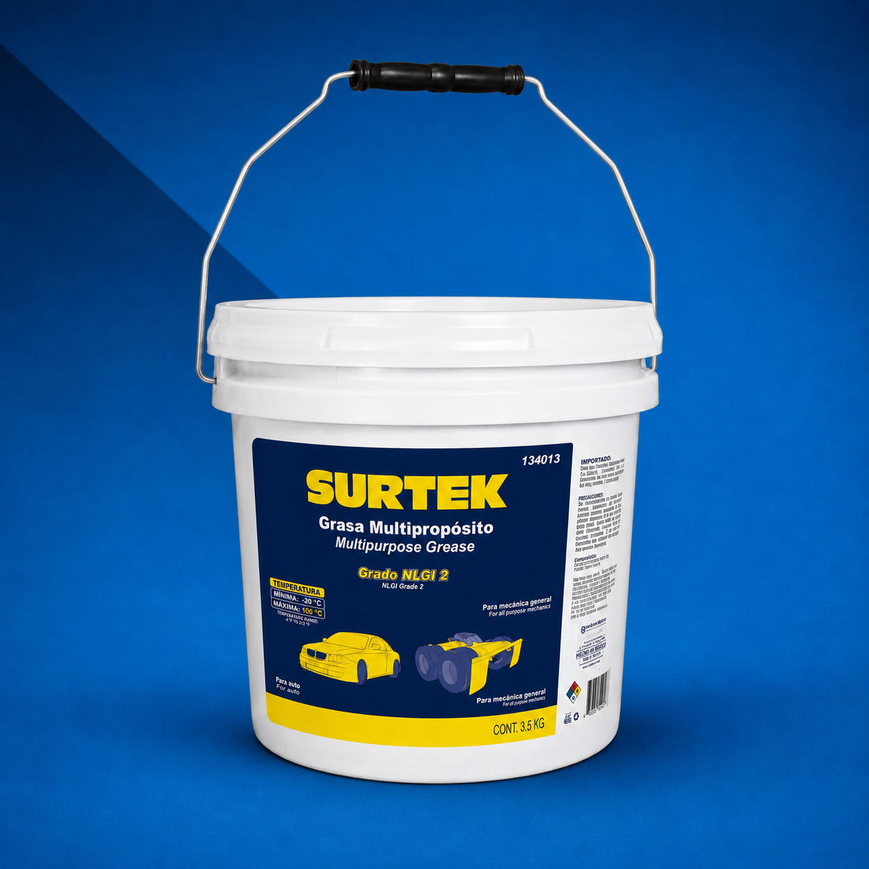 Imagen principal de 134013 GRASA MULTIPROPOSITO 3.5 KG SURTEK