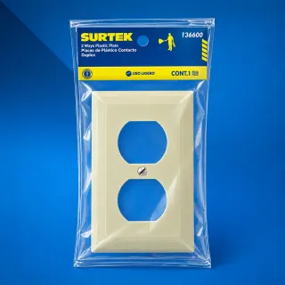 136600 PLACAS DE PLASTICO CONTACTO DUPLEX SURTEK
