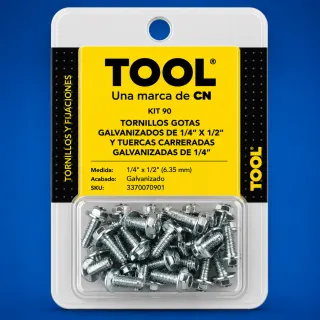 KIT81 D/BROCA 1/4, PIJAS 10X1 1/2 Y TAQUETES,MAD.Y PLAST.